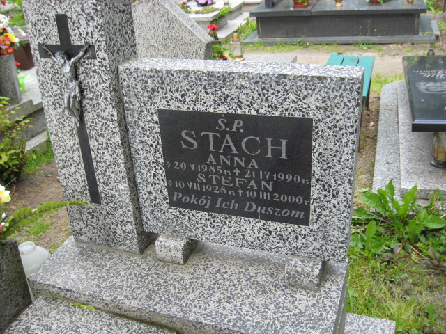 Anna Stach 1985 Świebodzice - Grobonet - Wyszukiwarka osób pochowanych