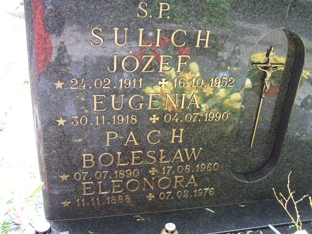 Eugenia Genowefa Sulich 1918 Świebodzice - Grobonet - Wyszukiwarka osób pochowanych