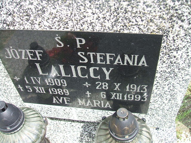 Józef Lalicki 1909 Świebodzice - Grobonet - Wyszukiwarka osób pochowanych