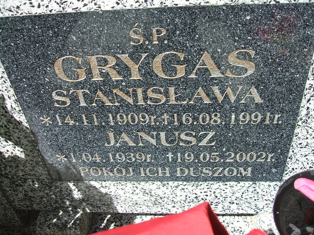 Janusz Grygas 1939 Świebodzice - Grobonet - Wyszukiwarka osób pochowanych