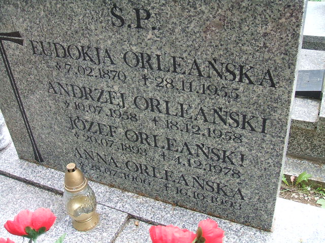 Eudokia Orleańska 1870 Świebodzice - Grobonet - Wyszukiwarka osób pochowanych