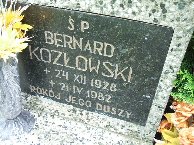 Bernard Kozłowski 1928 Świebodzice - Grobonet - Wyszukiwarka osób pochowanych