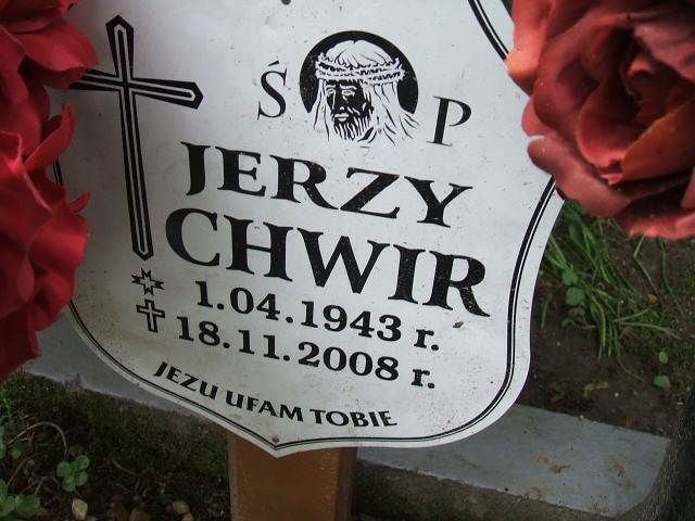 Jerzy Chwir 1943 Świebodzice - Grobonet - Wyszukiwarka osób pochowanych