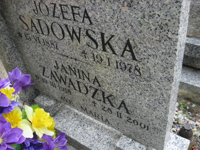 Janina Zawadzka 1918 Świebodzice - Grobonet - Wyszukiwarka osób pochowanych