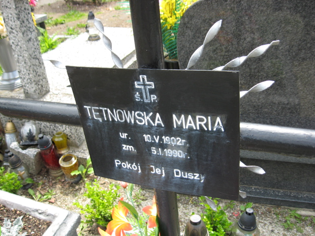 Maria Tętnowska 1902 Świebodzice - Grobonet - Wyszukiwarka osób pochowanych