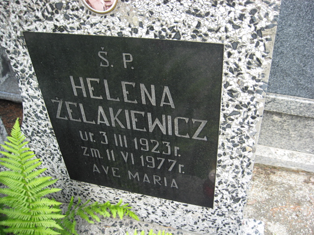Maria Żelakiewicz 1942 Świebodzice - Grobonet - Wyszukiwarka osób pochowanych