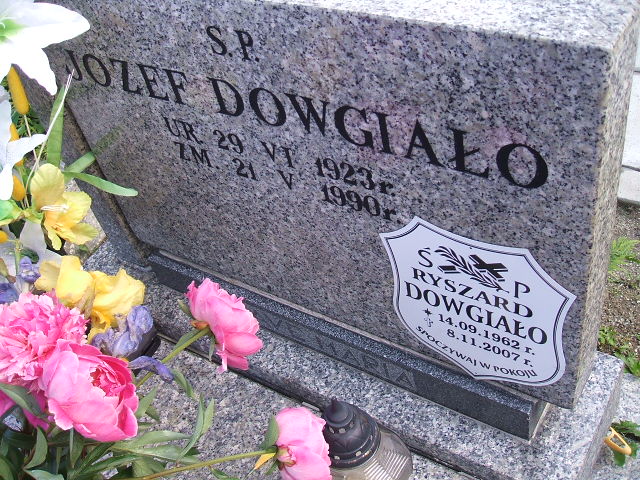 Józef Dowgiało 1923 Świebodzice - Grobonet - Wyszukiwarka osób pochowanych