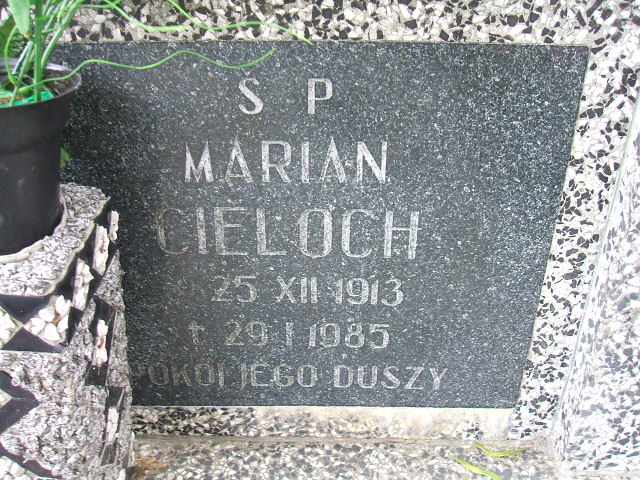 Marian Cieloch 1913 Świebodzice - Grobonet - Wyszukiwarka osób pochowanych