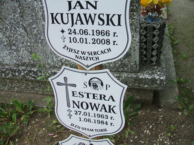 Estera Nowak 1963 Świebodzice - Grobonet - Wyszukiwarka osób pochowanych