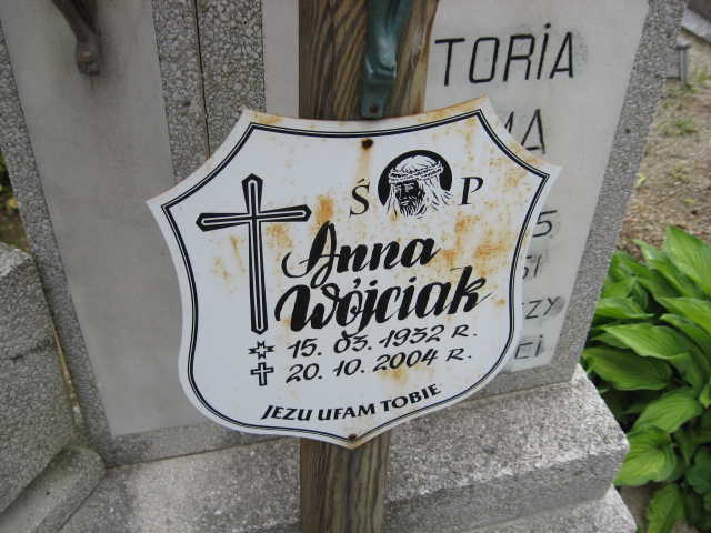 Anna Wójciak 1932 Świebodzice - Grobonet - Wyszukiwarka osób pochowanych