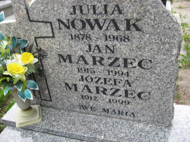 Robert MARZEC Świebodzice - Grobonet - Wyszukiwarka osób pochowanych