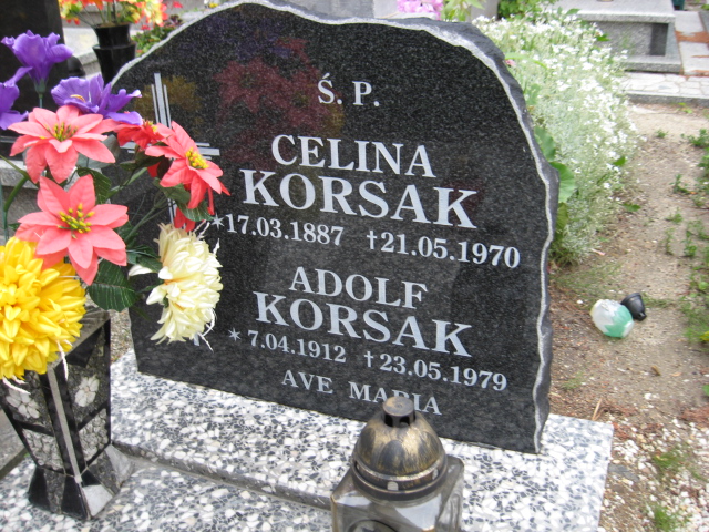 Celina Korsak 1887 Świebodzice - Grobonet - Wyszukiwarka osób pochowanych