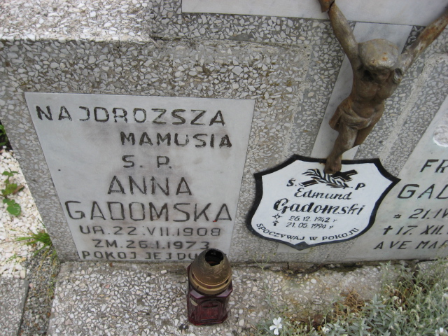 Franciszek Gadomski 1940 Świebodzice - Grobonet - Wyszukiwarka osób pochowanych