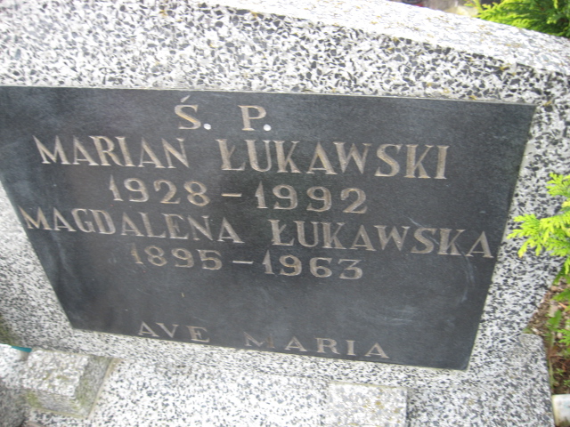 Magdalena Łukawska 1895 Świebodzice - Grobonet - Wyszukiwarka osób pochowanych