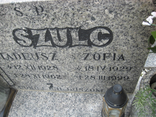 Tadeusz Szulc 1928 Świebodzice - Grobonet - Wyszukiwarka osób pochowanych