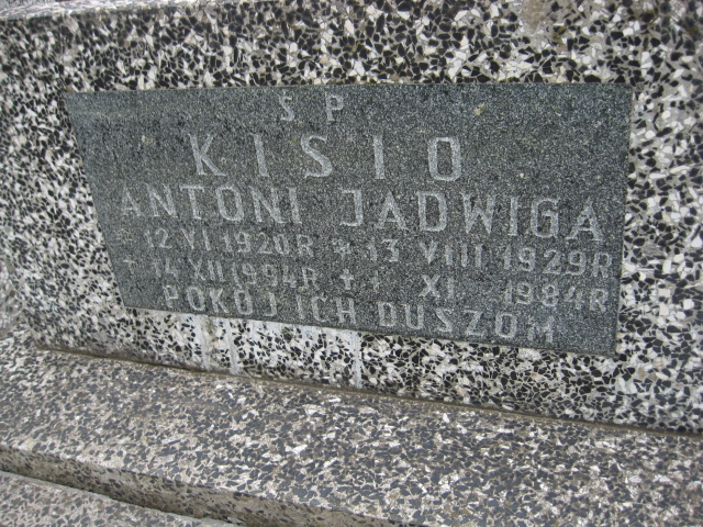 Antoni Kisio 1920 Świebodzice - Grobonet - Wyszukiwarka osób pochowanych