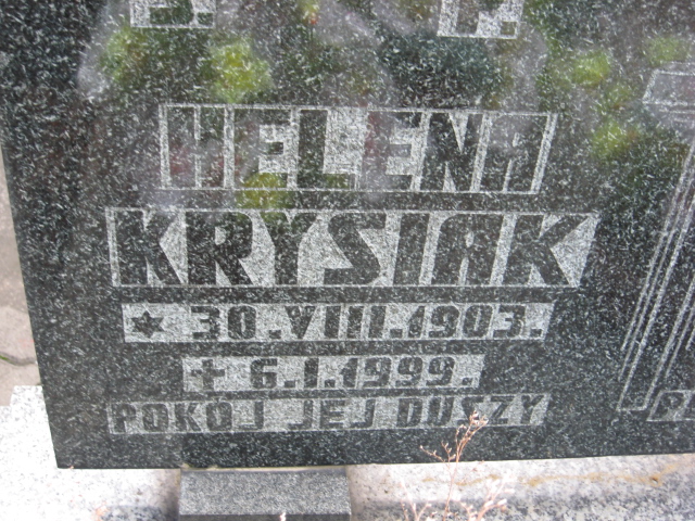 Piotr Krysiak 1901 Świebodzice - Grobonet - Wyszukiwarka osób pochowanych