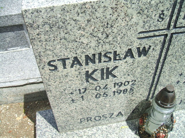 Stanisław Kik 1902 Świebodzice - Grobonet - Wyszukiwarka osób pochowanych