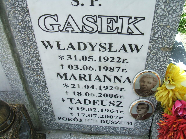Marianna Gasek 1929 Świebodzice - Grobonet - Wyszukiwarka osób pochowanych