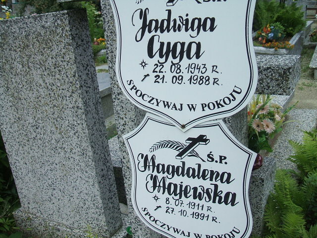 Magdalena Majewska 1911 Świebodzice - Grobonet - Wyszukiwarka osób pochowanych