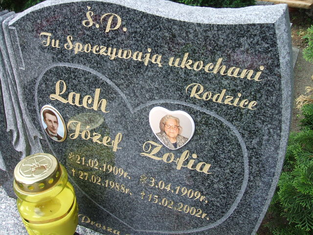 Zofia Lach 1909 Świebodzice - Grobonet - Wyszukiwarka osób pochowanych