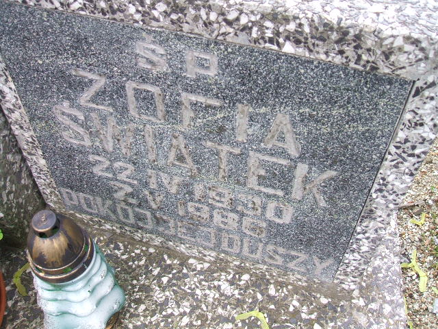 Zofia Świątek 1930 Świebodzice - Grobonet - Wyszukiwarka osób pochowanych