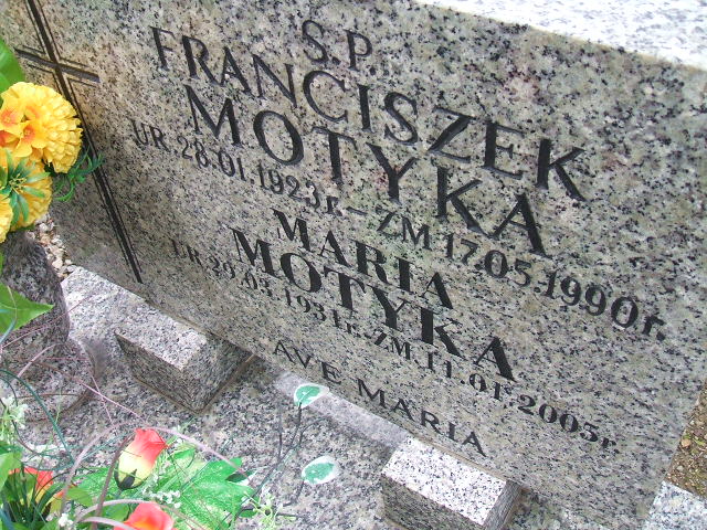 Franciszek Motyka 1923 Świebodzice - Grobonet - Wyszukiwarka osób pochowanych