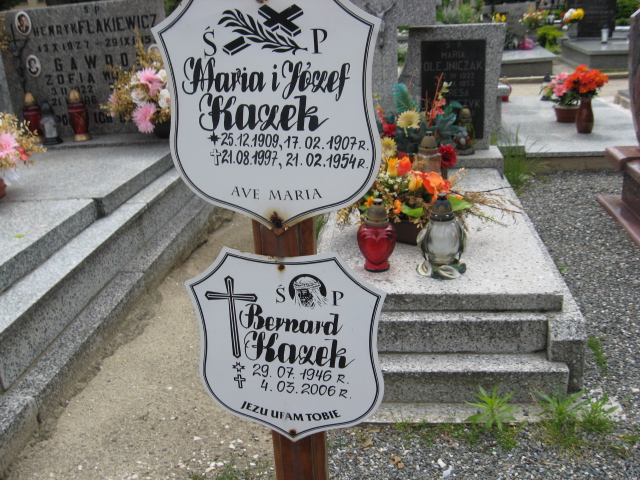 Józef Kazek 1907 Świebodzice - Grobonet - Wyszukiwarka osób pochowanych