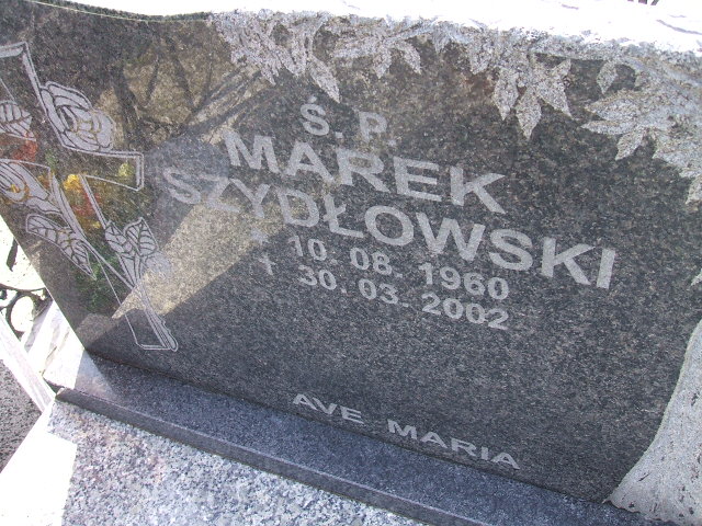 Marek Szydłowski 1960 Świebodzice - Grobonet - Wyszukiwarka osób pochowanych