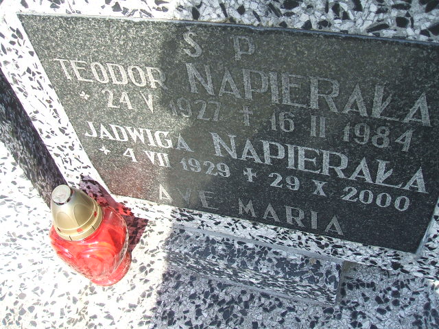 Teodor Napierała 1927 Świebodzice - Grobonet - Wyszukiwarka osób pochowanych