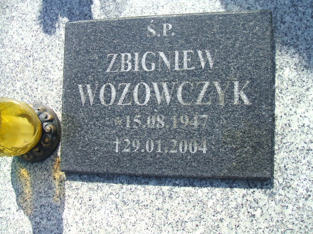 Zbigniew Wozowczyk 1947 Świebodzice - Grobonet - Wyszukiwarka osób pochowanych