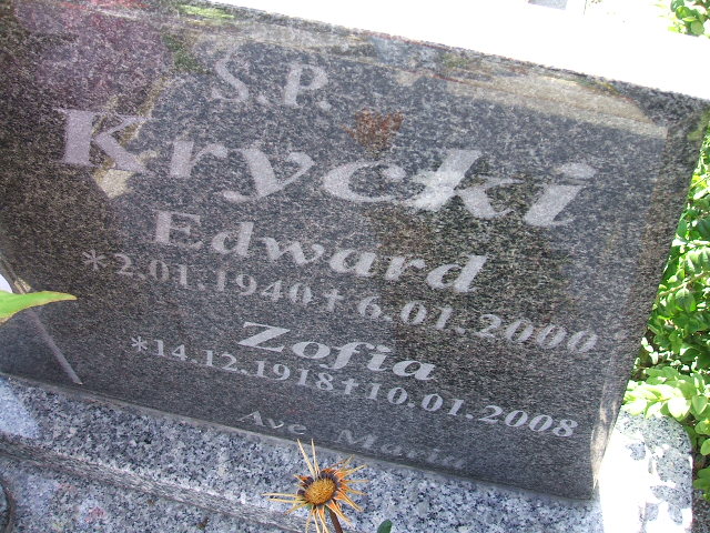 Zofia Krycka 1918 Świebodzice - Grobonet - Wyszukiwarka osób pochowanych