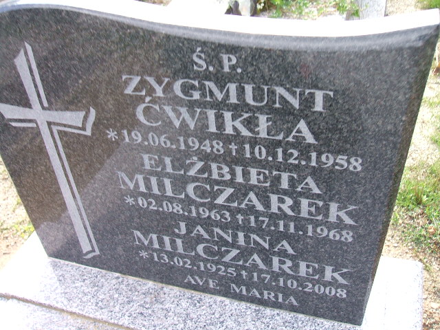 Zygmunt Ćwikła 1948 Świebodzice - Grobonet - Wyszukiwarka osób pochowanych