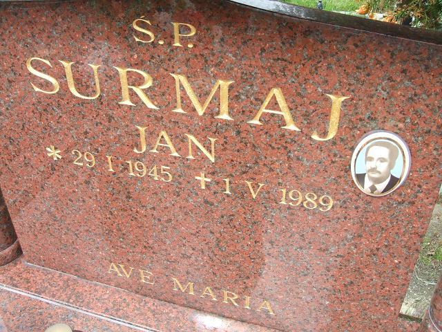 Jan Surmaj 1945 Świebodzice - Grobonet - Wyszukiwarka osób pochowanych