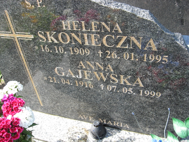 Anna Gajewska 1916 Świebodzice - Grobonet - Wyszukiwarka osób pochowanych