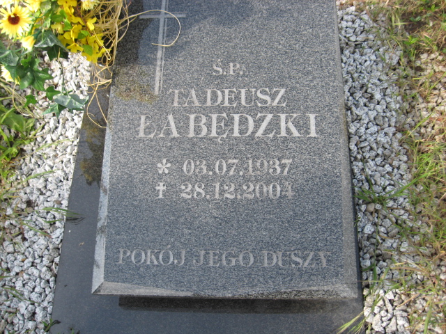 Tadeusz Łabędzki 1937 Świebodzice - Grobonet - Wyszukiwarka osób pochowanych