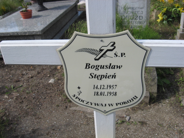 Bogusław Stępień 1957 Świebodzice - Grobonet - Wyszukiwarka osób pochowanych