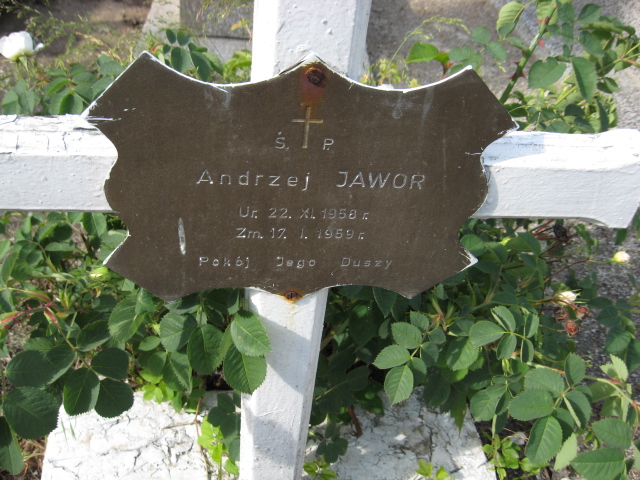Andrzej Jawor 1958 Świebodzice - Grobonet - Wyszukiwarka osób pochowanych