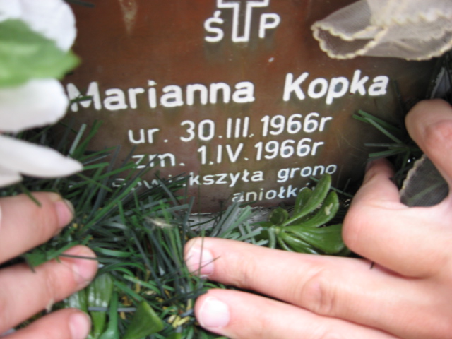 Marianna Kopka 1966 Świebodzice - Grobonet - Wyszukiwarka osób pochowanych