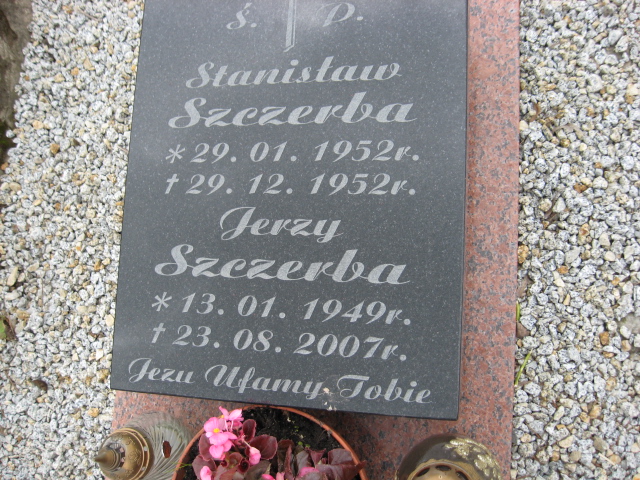 Stanisław Szczerba 1952 Świebodzice - Grobonet - Wyszukiwarka osób pochowanych