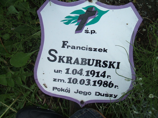 Franciszek Skraburski 1914 Świebodzice - Grobonet - Wyszukiwarka osób pochowanych