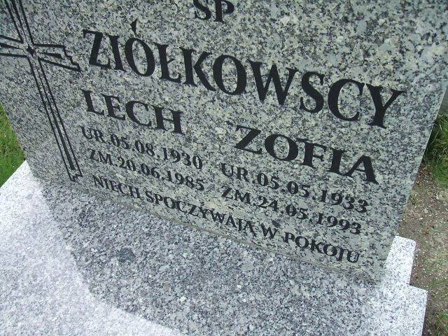 Grażyna Ziółkowska 1955 Świebodzice - Grobonet - Wyszukiwarka osób pochowanych
