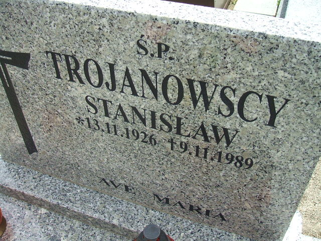 Stanisław Trojanowski 1926 Świebodzice - Grobonet - Wyszukiwarka osób pochowanych