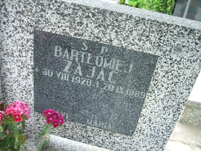 Tadeusz Zając 1945 Świebodzice - Grobonet - Wyszukiwarka osób pochowanych