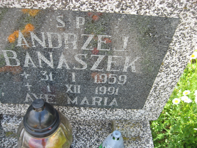 Andrzej Banaszek 1959 Świebodzice - Grobonet - Wyszukiwarka osób pochowanych