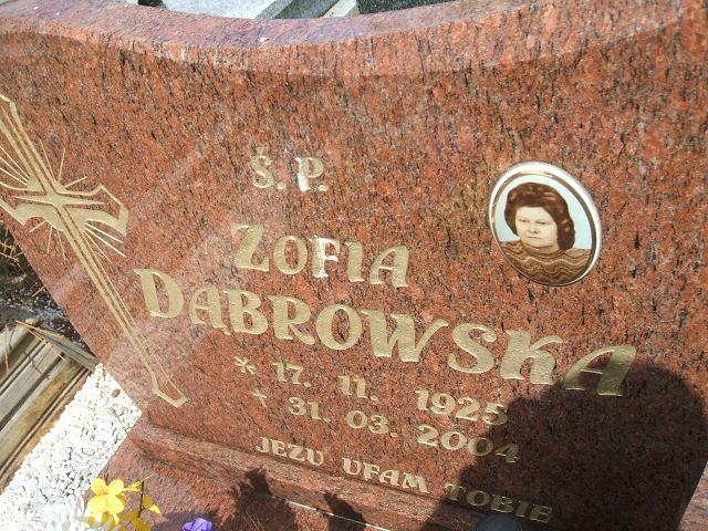 Rozalia Dąbrowska 1934 Świebodzice - Grobonet - Wyszukiwarka osób pochowanych