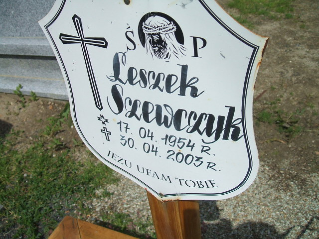 Leszek Szewczyk 1954 Świebodzice - Grobonet - Wyszukiwarka osób pochowanych